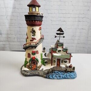 Santa's Workbench Victorian Series BUTLER'S WHARF LIGHTHOUSE In Box 564-1469